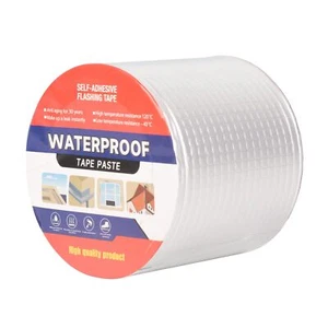 4" × 16.4' Waterproof Tape Aluminum Butyl Tape for RV Repair Roof Patching - Picture 1 of 8