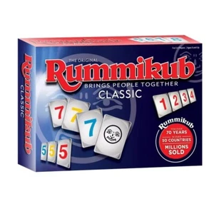 Rummikub 2-4 Player Game by Ideal - Classic Family Strategy Board Game Set UK - Picture 1 of 4