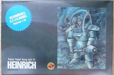 Nitto Heinrich PKA Ausf H1 SF3D Original 1/20 Scale Kit Maschinen Krieger Ma.K - Image 1 of 2