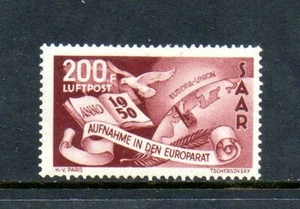 Saar Briefmarke - Scott # C12 - postfrisch aufklappbar - Bild 1 von 1