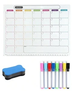 Planner Magnetico Lavagna Lavagna Frigo Cancellazione Secco Mensile Do List Magneti da Parete - Foto 1 di 8