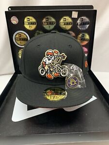 The Clink Room Bone Rattlers Exclusive 59Fifty Fitted Black Hat Sz 7-5/8