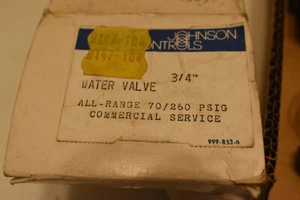 Johnson Controls B147-104 Water Regulating Valve - 3/4" - NIB/NOS - Picture 1 of 4