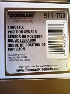 Throttle Position Sensor Dorman 911-753 - Foto 1 di 3