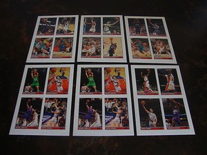 2005-06 Topps Bazooka Basketball---4 On 1 Stickers---Lot Of 6---See List---NrMt