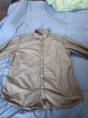 PD&C mens Dress Button Down Size M - Image 1 of 4