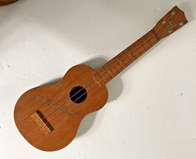 Винтажная гавайская сопрано укулеле ALOHA Duke Kahanamoku красное дерево 21 дюйм - Изображение 1 из 4