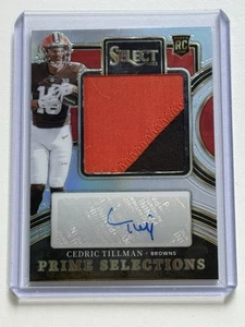 Panini Select 2023 Cedric Tillman RPA Rookie Auto/99 Cleveland Browns #PS-CTI - Imagen 1 de 2