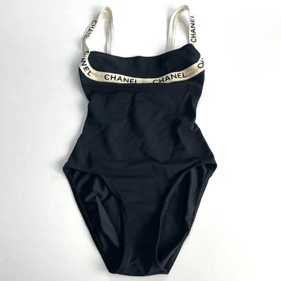 Chanel Traje de Baño de Una Pieza Traje de Baño Talla 34 Raro De Colección Auténtico Usado Foto 1 de 4