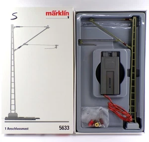 MÄRKLIN SCALA 1 PALO x CATENARIA ELETTRICO IN METALLO H mm 255 10-1/16" art 5633 - Foto 1 di 4