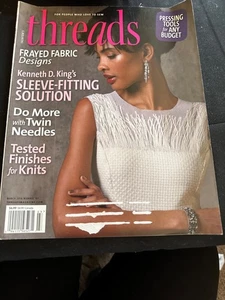 Threads Magazine March 2016 Frayed Fabric Designs, Sleeve Fitting Solution, - Picture 1 of 1