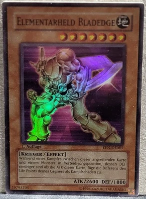 YuGiOh - 1x Elementarheld Bladedge - EEN-DE007 - Super Rare - Deutsch - Bild 1 von 4