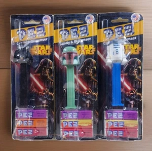 3 PEZ "STAR WARS" 2013 Spender: R2D2 - Boba Fett - Darth Vader, Neu  - Bild 1 von 7
