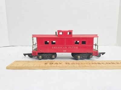 American Flyer 638 S Gauge Caboose No Box - Image 1 of 4
