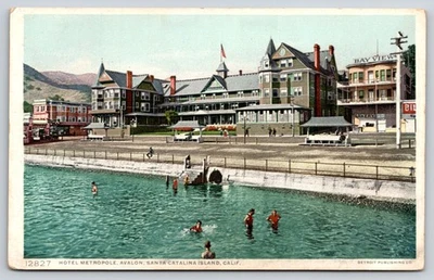 Avalon Santa Catalina Island CA~Hotel Metropole~Bakery~Bayview~c1910 Detroit Pub - Image 1 of 2