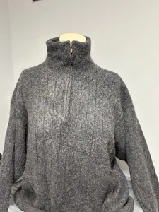 Dorce 100% Kaschmir Pullover XL anthrazit grau weicher Strick - Bild 1 von 5
