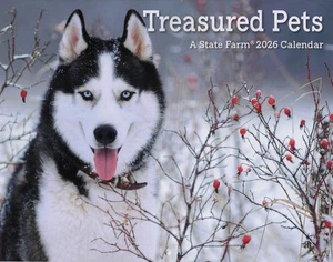 COLLECTIBLE CALENDAR-2026-TREASURED PETS-PIG+SHEEP+HORSE+ROOSTER+TURTLE+DOG - Picture 1 of 2