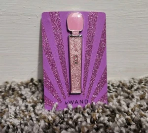 Lew & Massager Pink Sparkly Enamel Pin - "All That Glimmers Is You!" - Picture 1 of 2