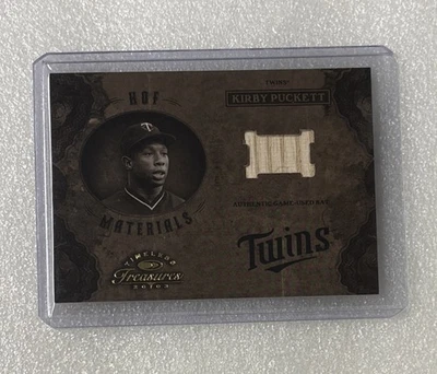 Kirby Puckett 2003 Donruss Timeless Treasure HOF Materials Game Used Bat #/100 - Image 1 of 2