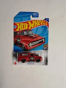 '56 Ford F-100 MOONEYES 76/250 Hot Wheels 2022 HCV93 HW Metro 8/10 red - Picture 1 of 2