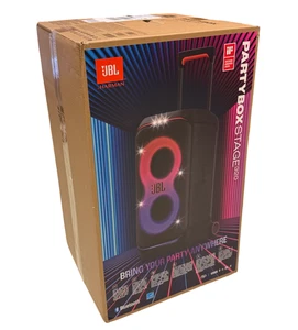 JBL PartyBox Stage 320 tragbarer Bluetooth-Lautsprecher schwarz 240W Outdoor - Bild 1 von 3