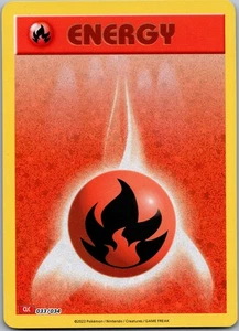 Basic Fire Energy Holo Trading Card Game Classic 033/034 NM - Picture 1 of 2