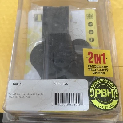 TAGUA ZPBH-355 2 EN 1 PALETA / GLOCK 43 R/H (8) Foto 1 de 4