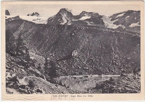 VAL D'AYAX - VAL D'AYAS - AOSTA - LAGO BLEU - VIAGG. 1953 -34710- - Picture 1 of 1