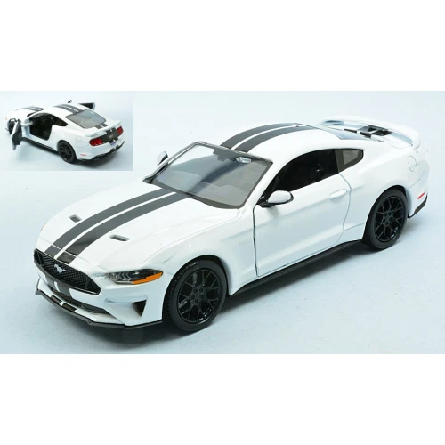 Ford Mustang GT 2018 Noir Mat Maquette de Voiture 1 24 MotorMax