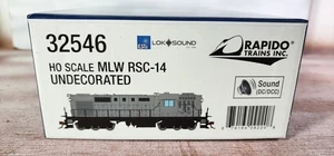 RAPIDO 32546 Undecorated Railroad MLW RSC-14 CN Ver. DC/DCC & LokSound HO Scale - Picture 1 of 4
