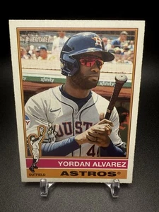 2025 Topps Heritage Yordan Alvarez Cartoon Variation SSP #500 Houston Astros - Picture 1 of 2