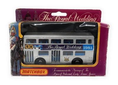 Matchbox Lesney Super Kings K15 The Londoner Bus Royal Wedding '81. England Box - Immagine 1 di 4