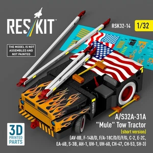 Reskit RSK32-0014 1:32 A/S32A-31A Mule Tow Tractor Short Version AH-1 UH-1 UH-60 - Bild 1 von 3