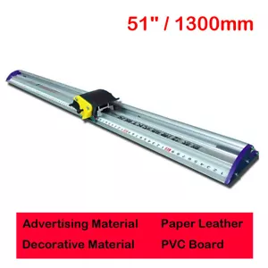 Decespugliatore Scorrevole Manuale 51" per KT Board PVC, PET - Include Righello Taglio Foto - Foto 1 di 7
