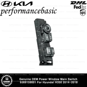 Genuine OEM Power Window Main Switch 9369159001 For Hyundai H350 2014-2018 - Picture 1 of 3