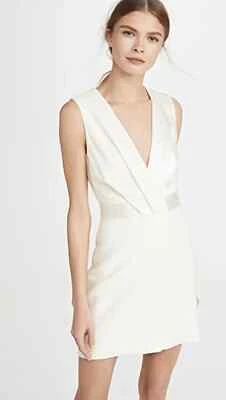 Mini VESTIDO Dion Lee DRAPEADO PIVOTANTE Marfil Playa Boda Elegante Vestido 4, S $690 Foto 1 de 4