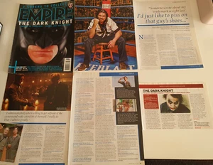 Batman The Dark Knight Christopher Bale Clippings Heath Ledger Gary Oldman - Picture 1 of 6