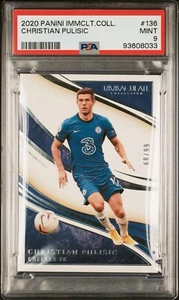 Panini Immaculate Collection #136 Christian Pulisic 2020/99 PSA 9 - Imagen 1 de 4