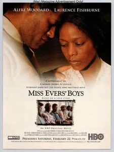 Miss Evers' Boys HBO Movie Promo 1997 Full Page Print Advertisement - Bild 1 von 4
