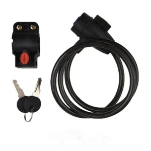 Steel Security Cycling Bike Locker Bicycle Lock Anti Theft Key Durable Hardware - Picture 1 of 9