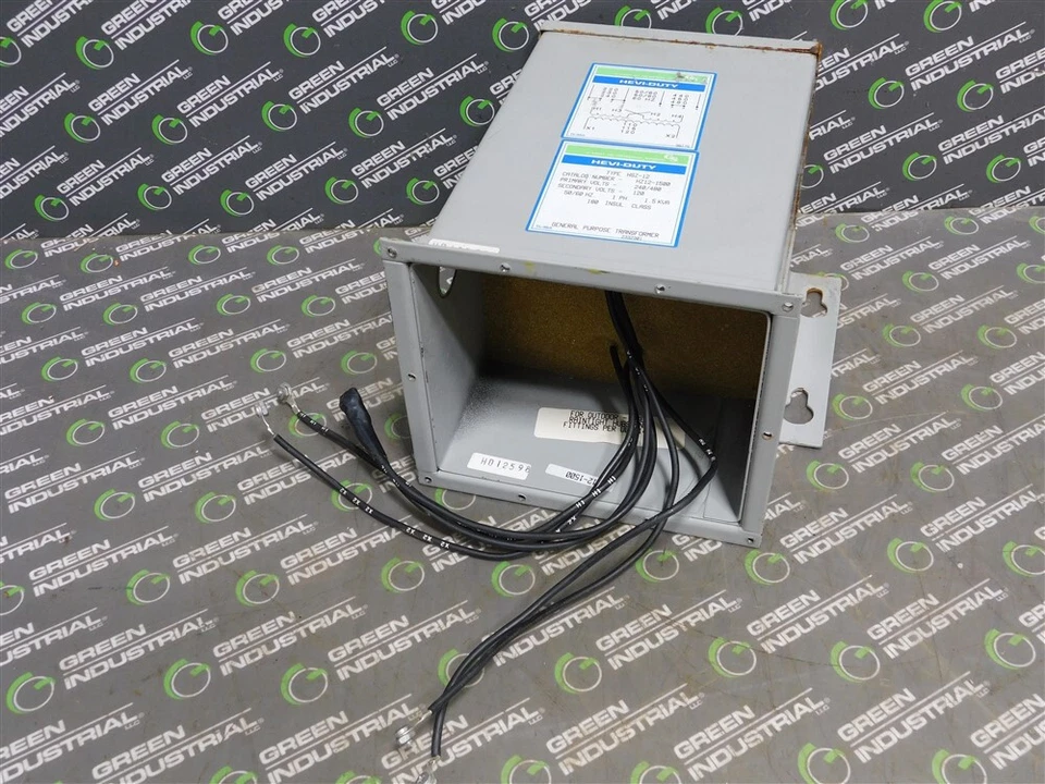 USED General Signal HZ12-1500 Hevi-Duty Transformer Pri 240/480 Sec 120 1.5 kVA - Image 1 of 4