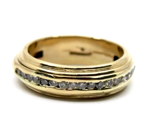 Diamant Spinning Band Ring 14k massiv Gold von SIMPLEXDIAM Gr.8 Unisex - Bild 1 von 12