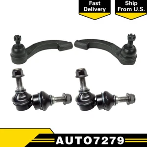 Mevotech 4 PCS Front Tie Rod End Sway Bar Link For 1995-2000 Chrysler Cirrus - Picture 1 of 11