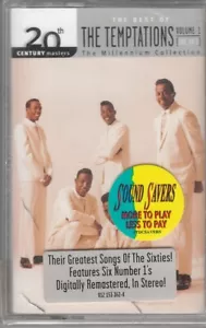 THE TEMPTATIONS - Best Of The 60's /Millennium CASSETTE Motown 533624 NEW/SEALED - Picture 1 of 2