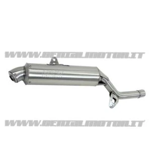 Pot D'Echappement Arrow Enduro 4T Acier Suzuki Dr 600 R / S 1985 > 1990 - Photo 1/2