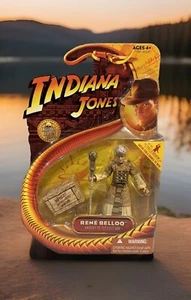 NEW Rene Belloq Indiana Jones Raiders of the Lost Ark 3.75" Figure 2008 Hasbro - Picture 1 of 6