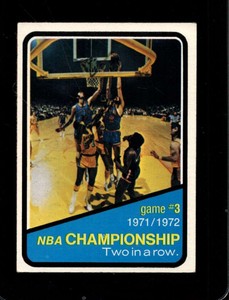 1972-73 TOPPS #156 NBA PLAYOFFS GAME 3 EX *X68018