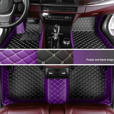 For Bentley Car Floor Mats Bentayga Continental GT Flying Spur Mulsanne Auto Rug Foto 1 de 4