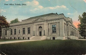 Toledo Ohio Post Office um 1908 Postkarte D180 - Bild 1 von 2