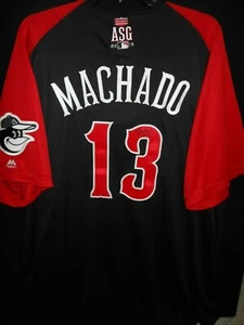 MANNY MACHADO SIGNED 2015 ALL STAR JERSEY AUTH. MAJESTIC-BALTIMORE ORIOLES-RARE! - Picture 1 of 7